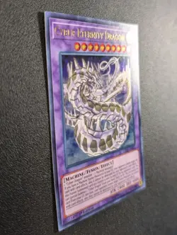 Cyber Eternity Dragon LED3-EN012 Ultra Rare 1st Edition Yugioh LP - Image 2