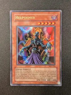 Helpoemer PGD-058 Ultra Rare Unlimited Edition Yugioh HP - Image 1