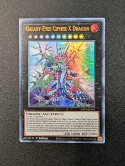 Galaxy-Eyes Cipher X Dragon GFTP-EN011 Ultra Rare 1st Edition Yugioh VLP - Image 1