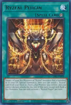 Yugioh Card - Ryzeal Plugin - Crossover Breakers - NM - Image 1