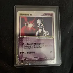 Mewtwo ex 101/109 Ruby and Sapphire Holo Pokemon Card Excellent! - Image 2