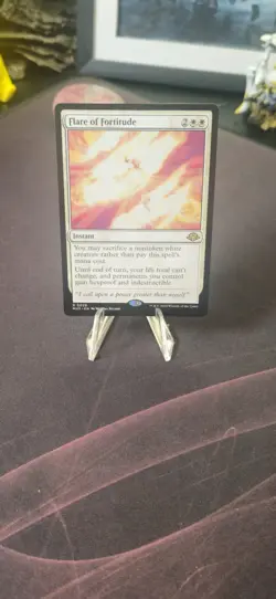 MTG Flare of Fortitude Card Modern Horizons 3 Regular Card - Image 1