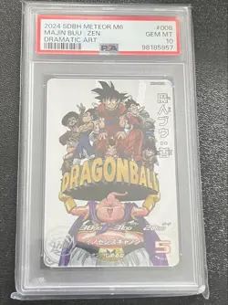 DBS MM6008 Majin Buu Good PSA10 Dragon Ball Super Card - Image 1