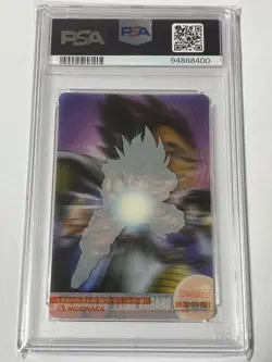 Dragon Ball Waffle Card Son Goku PSA10 001 Limited Edition Holo - Image 2