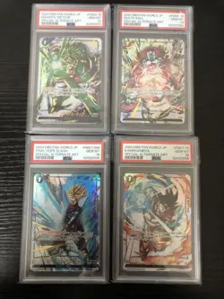 Dragon Ball Fusion World Ink Art PSA 10 4 Card Set 1st Edition - Image 1