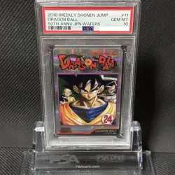 Dragon Ball Son Goku Shonen Jump 50th Wafer Card PSA10 Rare Collectors - Image 1
