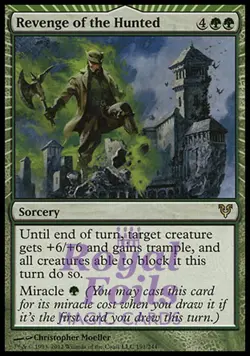 Revenge of the Hunted 1x FOIL AVR MTG Avacyn Restored Rare MINT green - Image 1