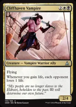 Cliffhaven Vampire - Medium Play MTG Oath of the Gatewatch - Image 1