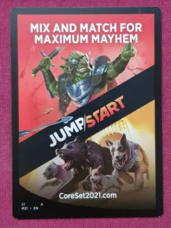 Magic The Gathering 2021 CORE SET M21 WEIRD token MTG - Image 2