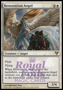 Restoration Angel 1x FOIL AVR MTG Avacyn Restored Rare MINT white - Image 1