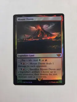 MTG Lord of the Rings-Mount Doom Foil-NM-258 - Image 1