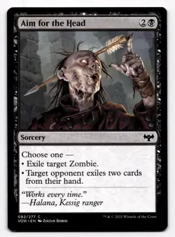 MTG Magic the Gathering Aim for the Head (92/277) Innistrad Crimson Vow NM - Image 1