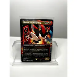 Shadow the Hedgehog MINT Borderless 2086 Sonic Secret Lair SLD MTG Unplayed M/NM - Image 1
