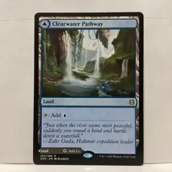 MTG Clearwater Pathway Magic: The Gathering Zendikar Rising Rare #260 - Image 1