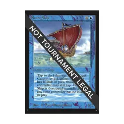 WOTC MtG International Ed. Pirate Ship (R) NM - Image 1