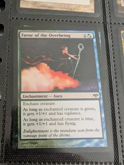 FAVOR OF THE OVERBEING Eventide MTG Magic the Gathering Cards (G) - Image 1