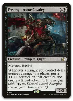 Exsanguinator Cavalry #26 (NM) March of the Machine MOC Magic MTG - Image 1