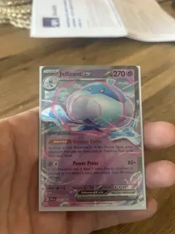 Pokemon TCG Jellicent Ex 045/086 Double Rare Holo - White Flare - NM/Pack Fresh - Image 2
