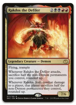Rakdos the Defiler #71 (NM) Ravnica Guild Kits GK2 Magic MTG - Image 1
