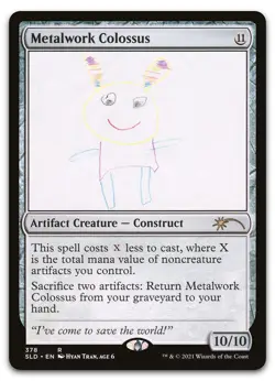 Metalwork Colossus (378) #378 (NM) Secret Lair Drop SLD Magic MTG - Image 1