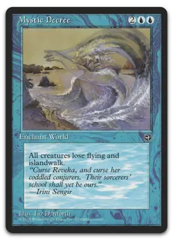 Mystic Decree (LP) Homelands HML Magic MTG - Image 1