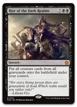 Rise of the Dark Realms #183 (NM) Foundations FDN Magic MTG - Image 1