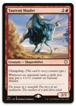 Taurean Mauler #143 (NM) Forgotten Realms AFC Magic MTG - Image 1