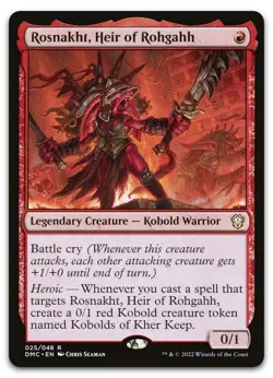 Rosnakht, Heir of Rohgahh #25 (NM) Dominaria United DMC Magic MTG - Image 1
