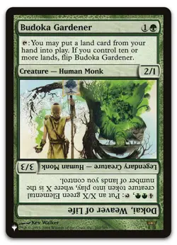 Budoka Gardener // Dokai, Weaver of Life #202/306 NM List Reprints Magic MTG - Image 1