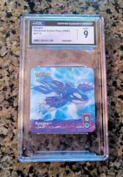 💦Kyogre Action Flipz 2006 Pokemon Card CGC 9 MINT Advanced #AF74 Vintage Fun!✨ - Image 1