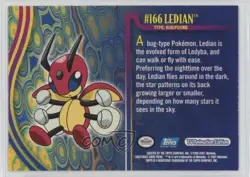 Ledian Foil Topps Pokemon TV Animation Edition Johto Series 1 #166 2001 06st - Image 2