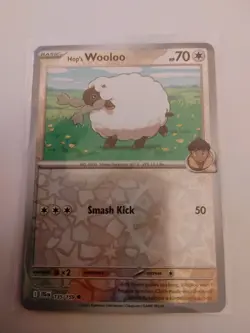 Hop's Wooloo - 135/159 - Pokemon Journey Together TCG - Reverse Holo - NM! - Image 1