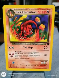 Pokemon Team Rocket Unlimited #32/82 Dark Charmeleon - EX Condition - Image 1