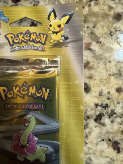 🔥 NEO GENESIS FACTORY SEALED UNLIMITED BLISTER 2000 MEGANIUM PACK ART POKEMON - Image 4