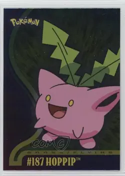 Hoppip Foil Topps Pokemon TV Animation Edition Johto Series 1 #187 2001 06st - Image 1