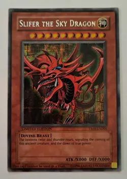 Yugioh! Slifer the Sky Dragon - YMA-EN001 Limited Edition- Ultra Rare Card - Image 1