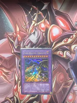 Yugioh Five-Headed Dragon SD09-ENSS1 Ultra Rare Limited Edition VHP - Image 1