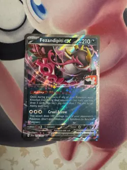 Fezandipiti ex 038/064 Prize Pack Series Stamped Card Holo NM - Image 1
