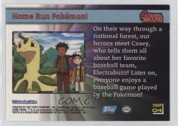 Home Run Pokemon! Silver Foil #SNAP 04 2001 06st - Image 2