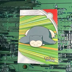 Snorlax HV14 Topps Pokemon Series 2 #143 Heroes Villains Card Blue Logo - Image 1