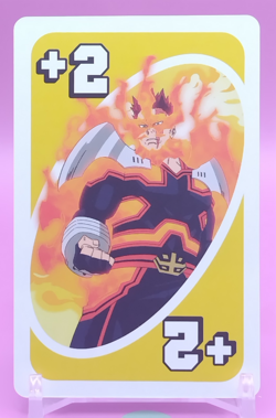 Endeavor/ My Hero Academia Card Game UNO Japanese Toei Anime Rare YE b - Image 1