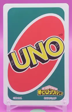 Endeavor/ My Hero Academia Card Game UNO Japanese Toei Anime Rare YE b - Image 2