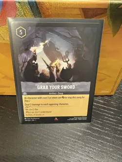 Disney Lorcana Grab Your Sword the First Chapter Regular Card 198/204 - Image 1