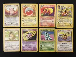Complete Pokemon Jungle Unlimited Non Holo Rare/C/UC 48 Card Set 17-64 - LP/NM - Image 1