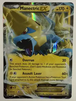Manectric EX 23/119 XY-Phantom Forces Holo Pokemon TCG Card NM - Image 1