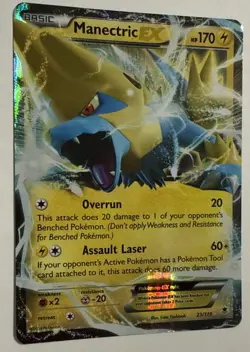 Manectric EX 23/119 XY-Phantom Forces Holo Pokemon TCG Card NM - Image 2
