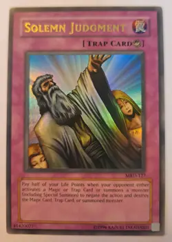 Yugioh! Solemn Judgement - MRD-127 - Rare Card - Image 1