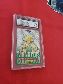 Pokemon: Alakazam Part 1 No.065 Green Card 1996 Japanese Prism Holo - CGC 9.5 - Image 5