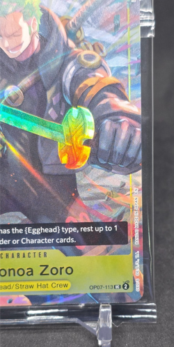 One Piece Illustration Box Volume 3 Roronoa Zoro Promo Alt Art Card English - Image 3