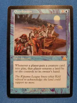 Overburden Prophecy MP Magic MTG - Image 1